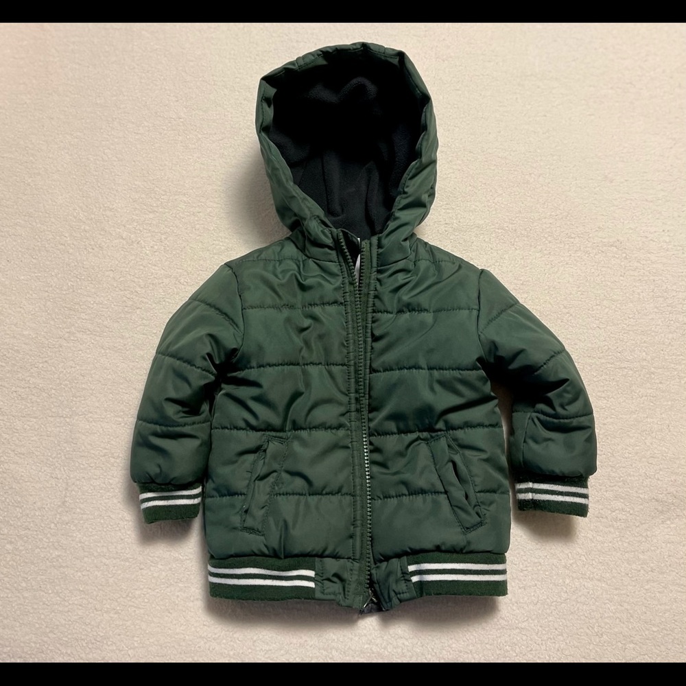 HP 💗 ‘Little Me’ 12 Month Hunter Green Winter Jacket